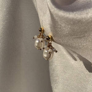 Mira Petite Pendant Drop Earrings