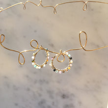 Load image into Gallery viewer, Dainty Celeste Hoops - Small